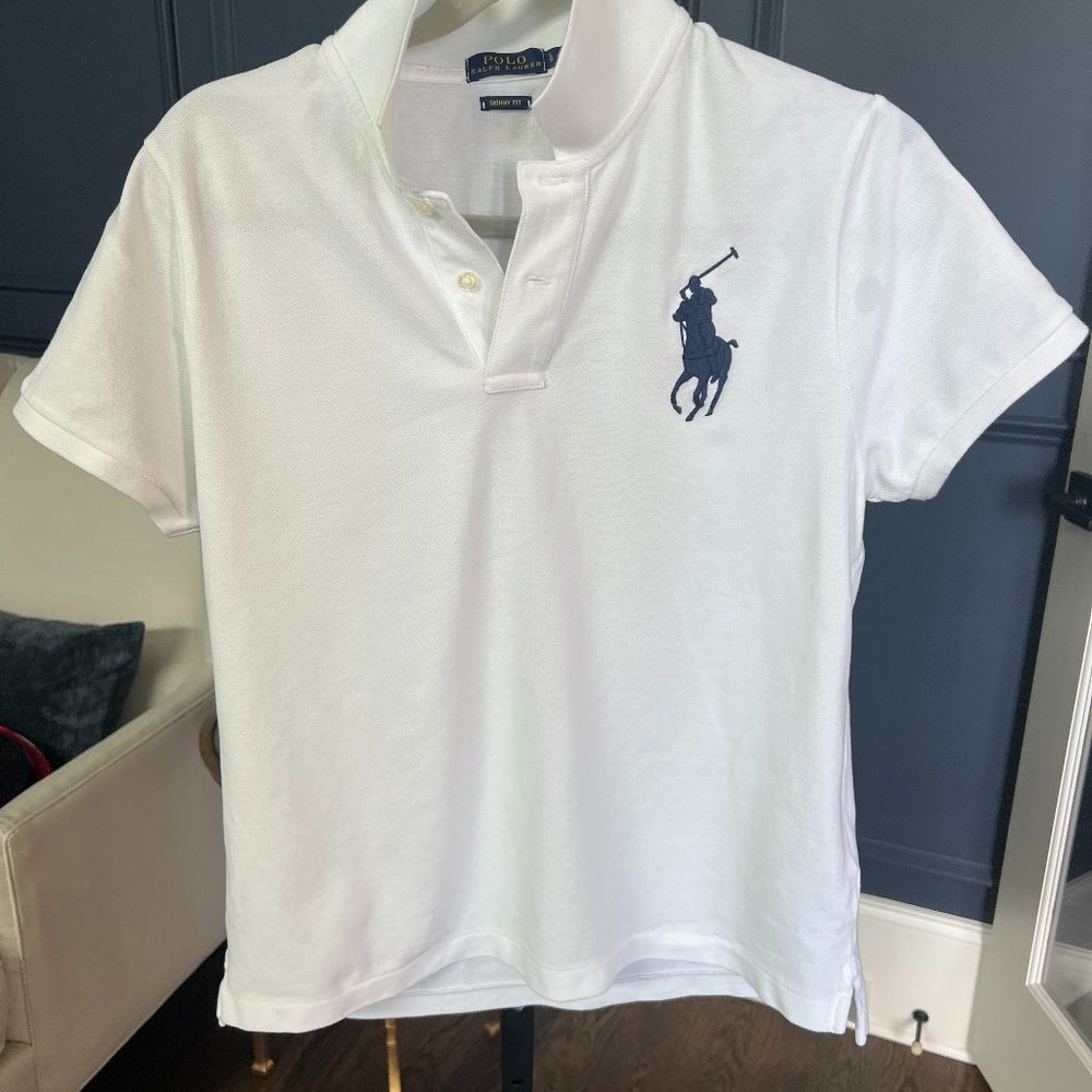 POLO Ralph Lauren White Big Pony Polo Shirt